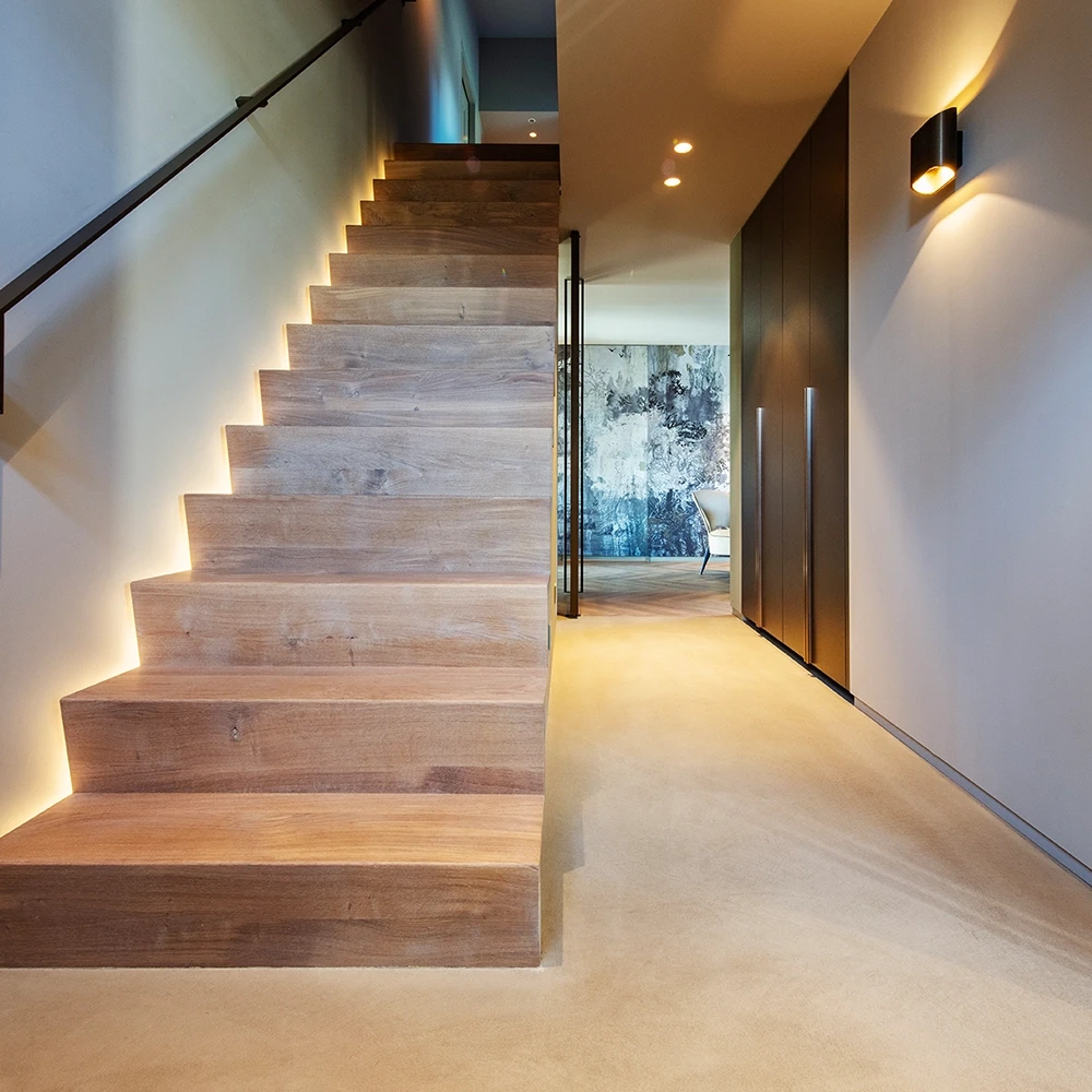Inspiratie woonbeton vloer in hal (Premium Leef-Beton - kleur Fossil) Inspiratie woonbeton vloer in hal (Premium Leef-Beton - kleur Fossil)